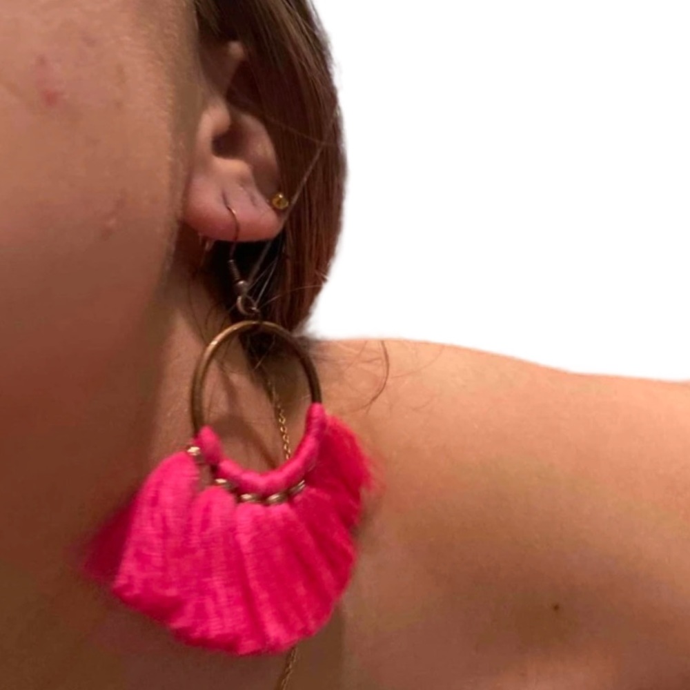 🔆 Neon Tassel Earrings 🔆 - Picture 2 of 2